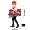 Seasons Light and Sound Fire Truck Costume for Kids, 3-4