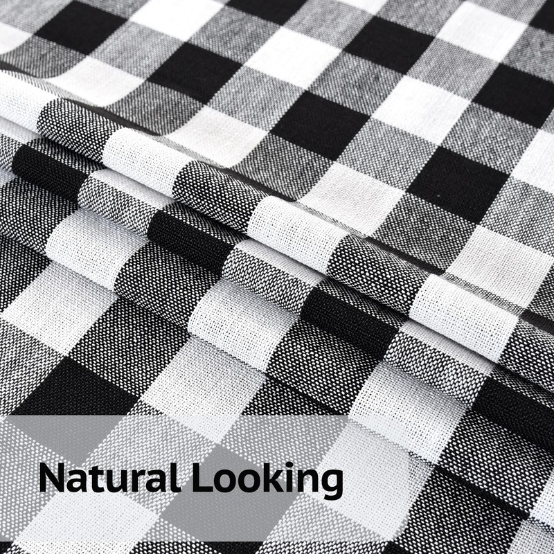 Yofori Heavy Duty Cotton Blend Table Cloth for Rectangle Tables