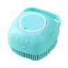 Awesome Pet Brushes Bath Massage Brush Shampoo Dispenser Dog Grooming