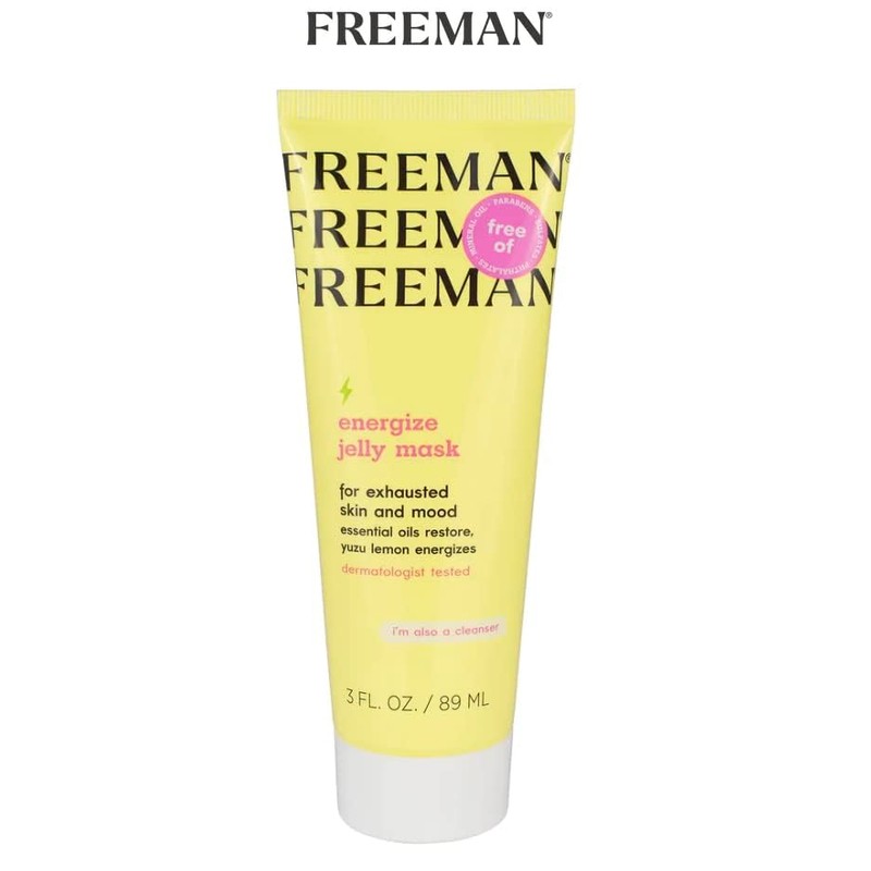 Yuzu Lemon Energize Jelly Mask by Freeman for Unisex -