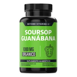 Soursop Guanbana 1000mg Beyond Vitamins  Extracto Orgnico De Guanbana En Polvo  Alta Concentracin 101  Vitaminas Mujer  Hombre - Antioxidante Origen  