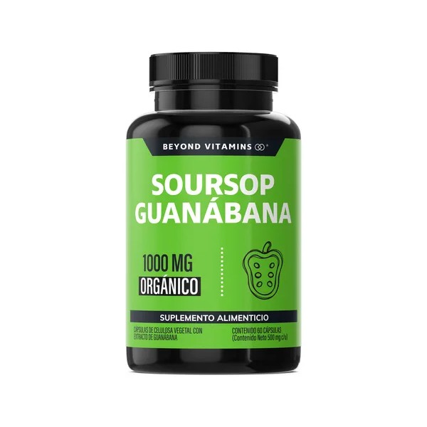 Soursop Guanbana 1000mg Beyond Vitamins Extracto Orgnico De Guanbana En