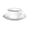 ASA à table ligne noir Espressotasse mit Untertasse 0,07 l