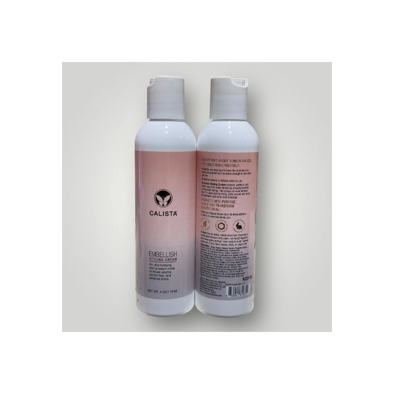 (2) Calista Embellish Styling Cream 4 Oz