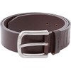 Brax Men's Masterpiece Belt, Plain Buffalo Leather with American Silver