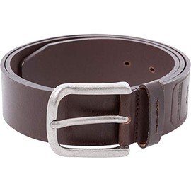Brax Men's Masterpiece Belt, Plain Buffalo Leather with American Silver Buckle -