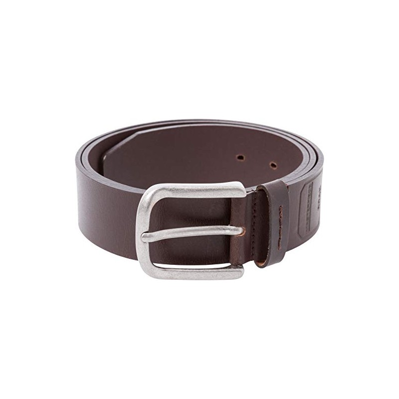 Brax Men's Masterpiece Belt, Plain Buffalo Leather with American Silver