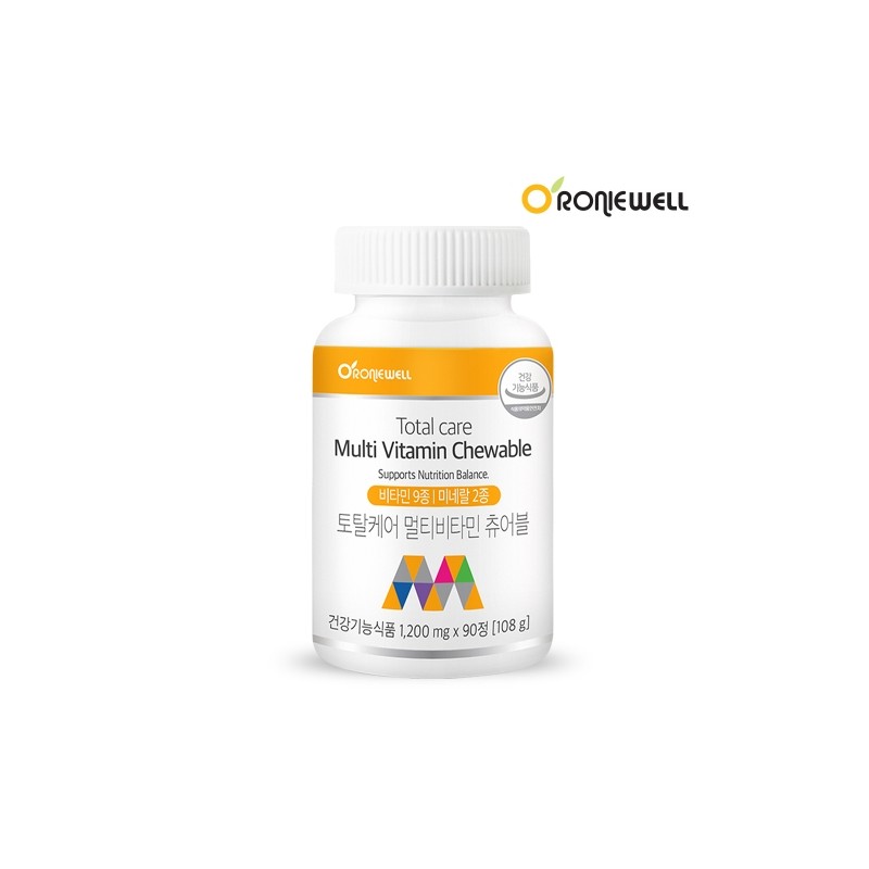 Ronywell Total Care Chewable Multivitamin 1,200mg 90 Tablets / 로니웰