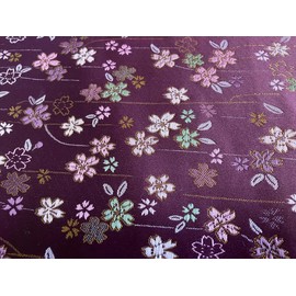 Sutra Desk, Fire Retardant, Fireproof, Buddhist Altar, Mat, Uchiki Desk, Cherry Blossom Pattern, Beautiful Cherry Blossom Pattern (No. 18: Chukyo Type (11.2 x 17.1 inches (28.5 x 43.5 cm), Beautiful Cherry Blossom Murasaki)