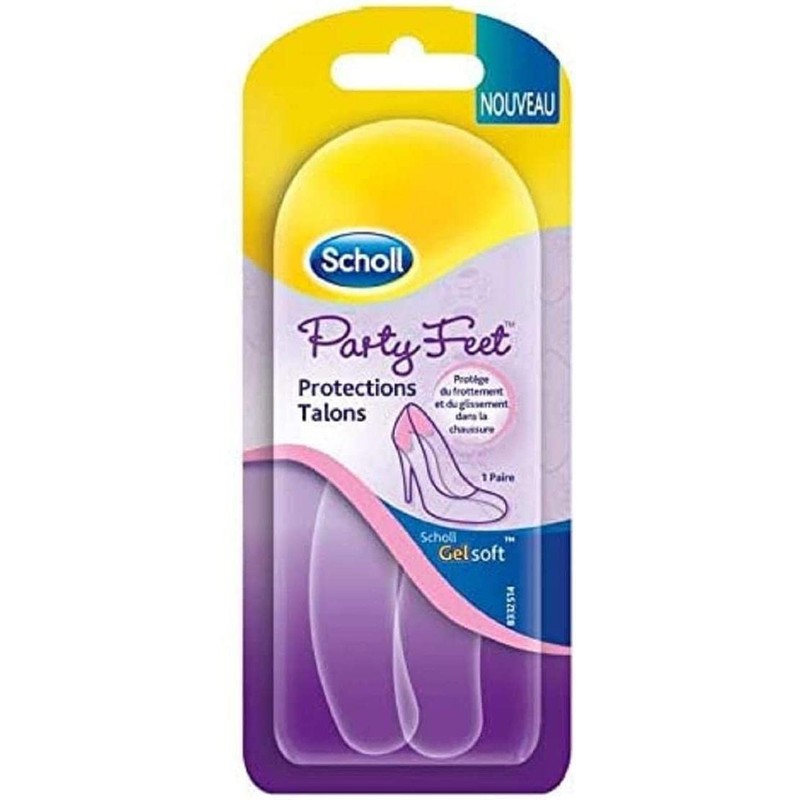 SCHOLL Gelsoft Party Feet Heel Protectors Pack of 4 x