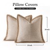MIULEE Pack of 2 Decorative Throw Pillow Covers 18x18 Modern