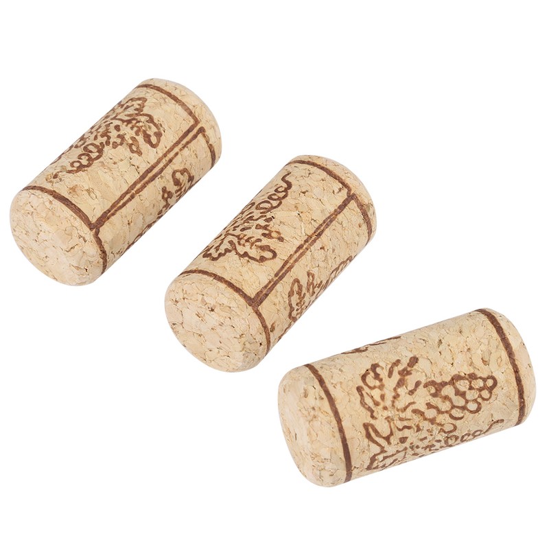 100PCS 22 *44mm Natural Cork StraightCorks Wooden Wine Bottle Stopper