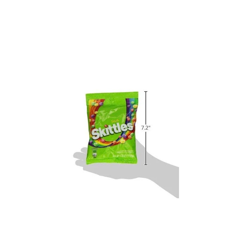 Skittles Sour Candy 5.32 Ounce Pack Tastes Like the Rainbow