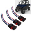 6Pcs Pulse Power Plug Pigtail Connector Compatible with Ranger XP