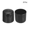 sourcing map 8pcs Rubber End Caps 43mm ID Vinyl Round