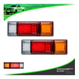 Par Plafones Calavera 54 Led Slim Estaquitas Np300 12-24v F1