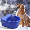 MODUODUO Automatic Heated Dog Bowl 1.3gal 100W Outdoor Thermal Water