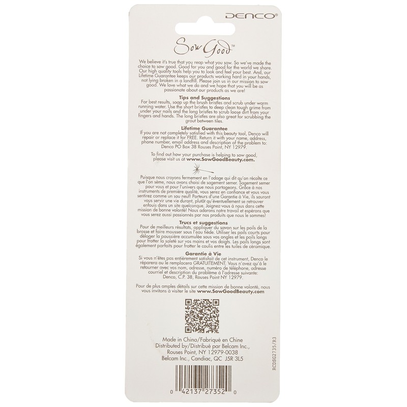Sow Good Heavy Duty Nail Brush