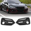 FZJDSD 1Pc Fog Light Cover Set Compatible with Honda Civic