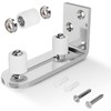 EaseLife Sliding Barn Door Bottom Floor Guide,Ball Bearings Adjustable Stay