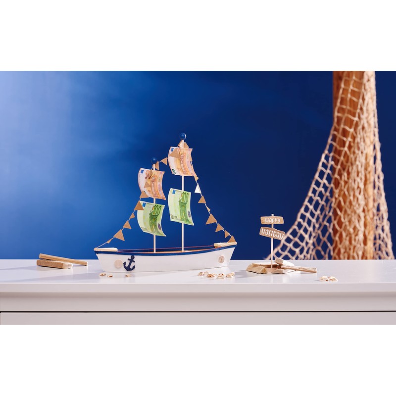 'VBS Large "Nautical Coastal Fog, Rohholz