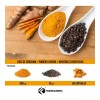 Forzagen Essentials Turmeric Curcumin 120 Caps | Cúrcuma Sabor Sin