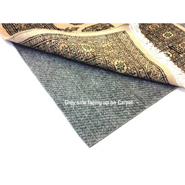 Rugstore-Outlet High Performance Premium All Surface d Anti Slip Rug Gripper Underlay Dual use on Carpet and All Hard Floors (60x220cm for Runner (70x240cm)), Black