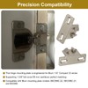 Hinge Mounting Plate Replacement for Blum 1 3/8" Overlay 110
