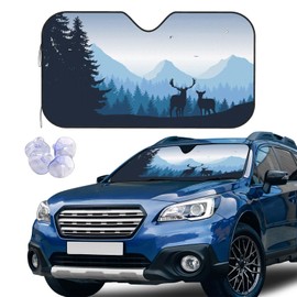 Wild Animals Deer Windshield Sun Shade for Car Car Window Shades Car Sun Shade Car Accessories Auto Car Sun Visor
