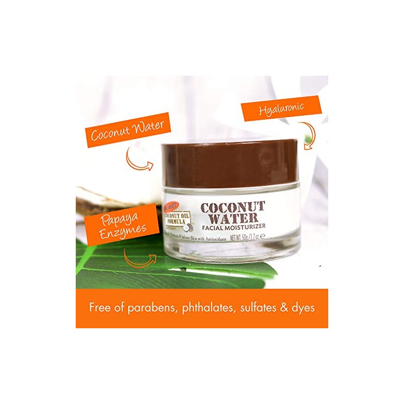 Palmer Coconut Oil Formula Crema Hidratante Facial Agua Coco Ácido