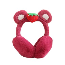 PURFANREE Kids Winter Earmuffs Plush Warm Cute Fox Ear Warmers Earflap Cute Cartoon Earmuff for Boys Girls Baby Toddlers