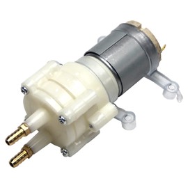 Fielect 5-12V Self Priming Diaphragm Pump Motor Shock Absorption Water Pumps DC Diaphragm Pump 5mm Copper Mouth R385