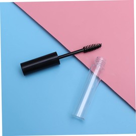 Ipetboom 10ml Empty Mascara Tube Eyelash Brush Tube 2pcs Funnel Diy Mascara Container Lightweight Compact Leakproof Travel-friendly Random Color