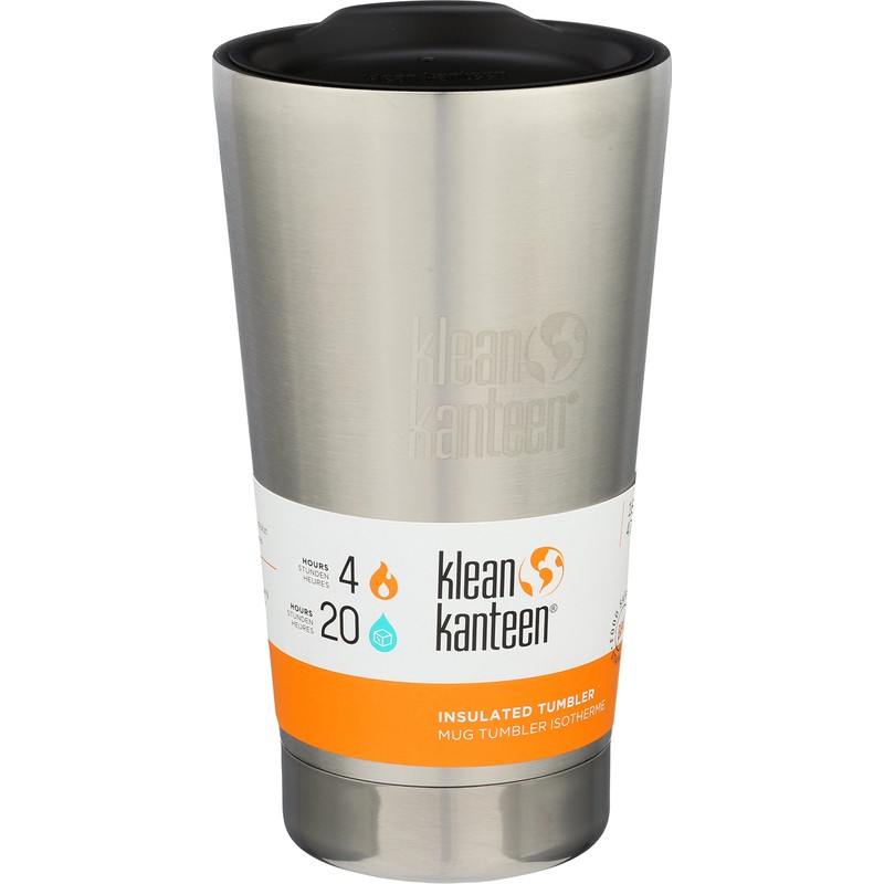 Klean Kanteen Vacuum Insulated Tumbler Cup - Silver, 473 ml