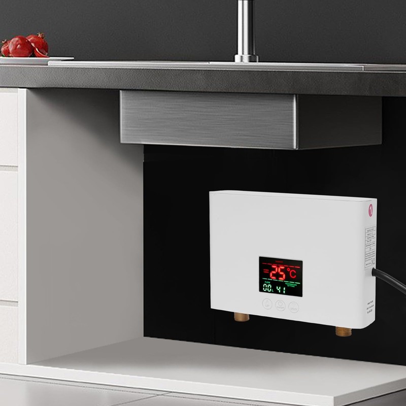JAYGOVAN Tankless Water Heater Electric, Instant Hot Water Heater Under