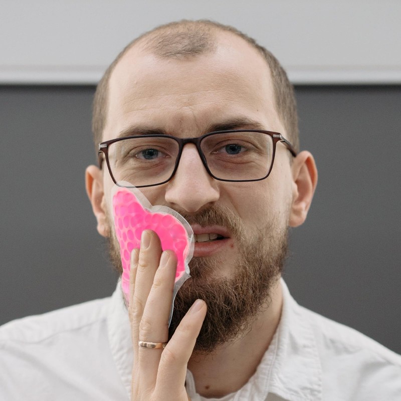 minkissy 4pcs Hot and Cold Cooling Bags Bags Pvc Red