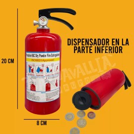 Grupo Carnavallia Alcancía Extintor Caja Fuerte Ahorro Dinero Creativo