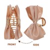 VICASKY Satin Bow Hair Claw Clip for Women Stylish Metal