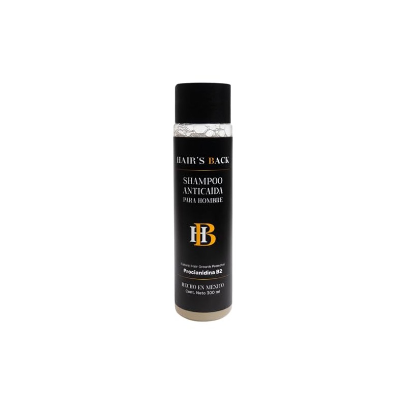 Shampoo Anticaída 300ml Sin Sulfatos Con Aceite Para Cabello Limpieza