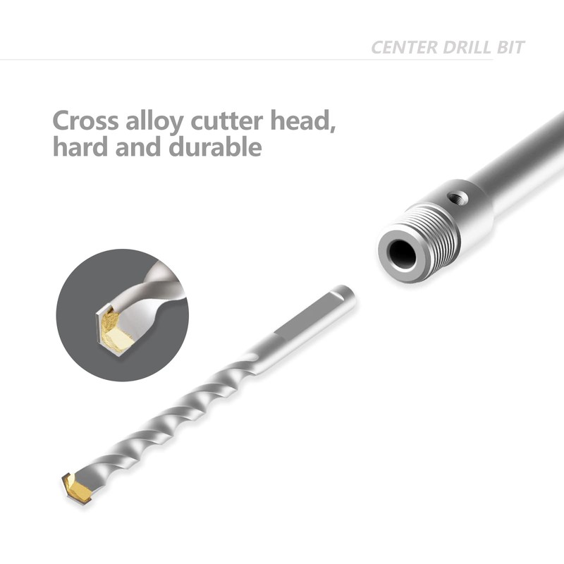 GSTK 160mm 6-9/32" Upgraded SDS Plus Shank Concrete Hole Saw