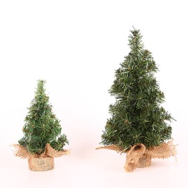 Artificial Christmas Tree, Small Christmas Tree, Premium Christmas Tree, Artificial Christmas Tree, Miniature, PVC Christmas Tree, Table Decoration, 20 cm and 30 cm, 2 Pieces