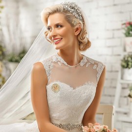 36 Pcs Rhinestone Brooch Pins, Gold Crystal Wedding Brooches Set - Decorative Safety Charm Pins for DIY Craft, Bridal Bouquet, Dress, Hat, Sock Accessories, Party Decoration