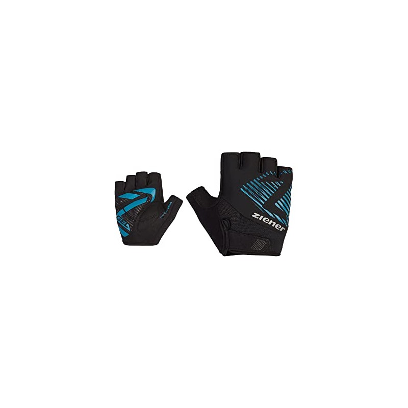 Ziener Mens CURDT Cycling Gloves | Short Finger - Breathable/Cushioning