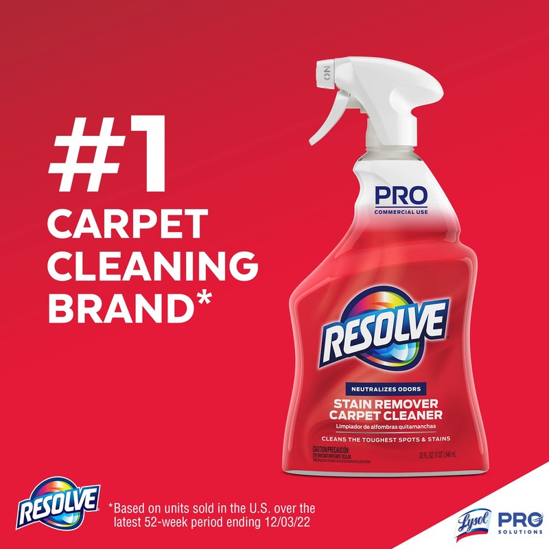 Resolve Professional Strength Spot and Stain Carpet Cleaner, Carpet Cleaner,