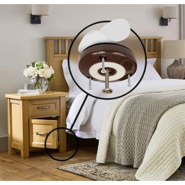 Slipstick CB505 Furniture Feet Floor Protectors with Non Slip Rubber Grip (Set of 4 Grippers) 2 Inch Round - Chocolate Brown