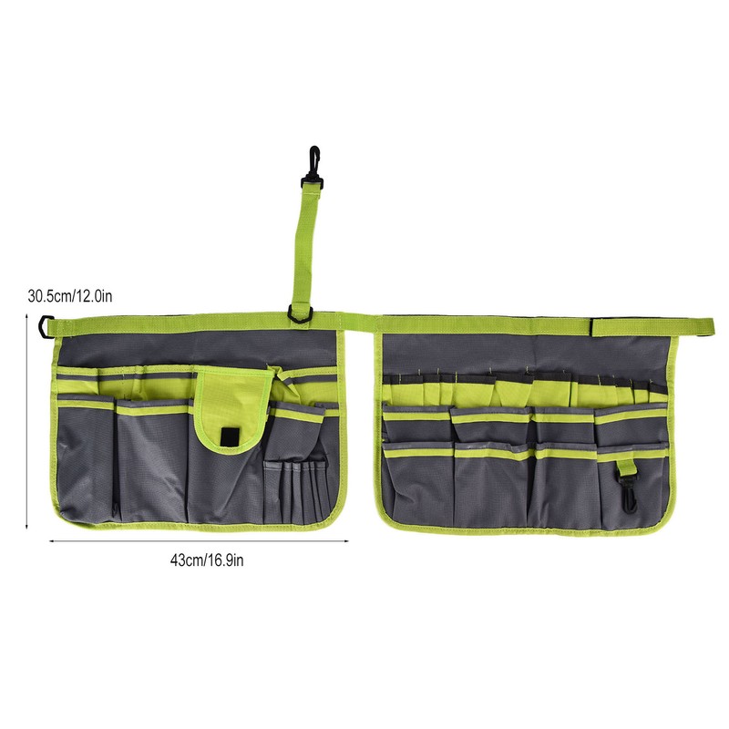 34 Pocket Garden Tool Bucket Bag Color Matching Tool Storage