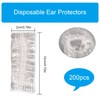 200PCS Clear Disposable Ear Covers, Disposable Ear Covers for Hair
