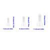 Ruidee 250pcs Closed End Crimp Connector Nylon Wire Crimp Cap