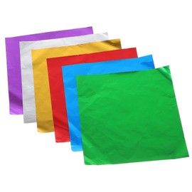 GRIRIW Unique Candy Wrapping Paper 600pcs Colored Aluminum Foil for Party Decorations 15cm x 100 Sheets