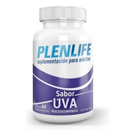 Tabletas Masticables Plenlife Multivitaminico Sabor Uva